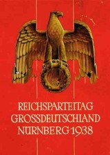 WW2 WWII German Third Reich Reichsparteitag GD Nürnberg 1938 Propaganda Poster picture