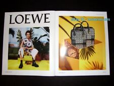 LOEWE 2-Page Magazine PRINT AD Fall 2021 FREJA BEHA ERICHSEN picture
