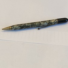 Vintage J & W Pencil Co Gray Marbled Lucite Mechanical Pencil picture