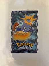1999 Topps Pokémon Movie – Wartortle Die‑Cut – Blue Logo E8/12 – LP/MP picture