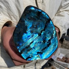 2.6lb Natural Gorgeous Labradorite Quartz Crystal Stone Specimen Healing picture