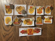 11 Vintage IVV Internationaler Volkssportverb pins & patches picture