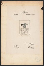 Photo:Allegheny PA 1890 S L Marshell Comfort Flour Trademark Label picture