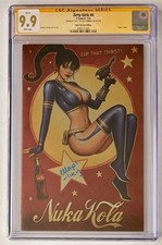 ELLA PURNELL SIGNED LUCY • CGC SS 9.9 • ZIRTY GIRLZ #4 • FALLOUT • FOIL • SZERDY picture