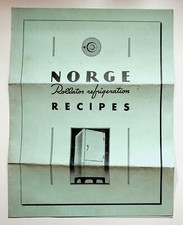 Norge Rollator Refrigeration Recipes 4-Page Advertisement Borg-Warner Detroit MI picture