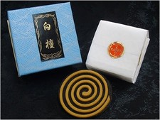 Kohgen Daihatsu Lucky Sandalwood Spiral Incense Pure Mysore Scent 320g New picture