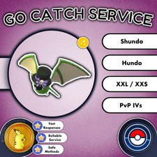 Pokémon GO Catch || Costume Zubat || XXL, XXS, PVP, Hundo, Shundo Available ✨ picture