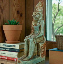 Egyptian Artifacts Unique Authentic Pharaonic Statue Of Egyptian God Horus BC picture