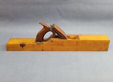 Antique Wood Buck Brothers Warranted Cast Steel 22” Jack Plane~ Wood Plane picture