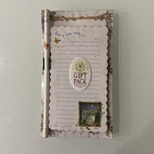 Vintage 2002 Stationary Set Kathryn White 1 Notepad, 1 Diecut Notepad And Pencil picture