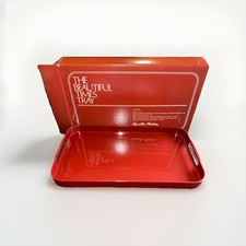 Vintage Elizabeth Arden the beautiful times tray New in Box  Maroon picture