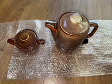 Vintage 1977 Predom- Selfa Ceramic Electric Kettle And Teapot Polish Soviet Era picture