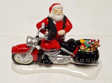 Department 56 Santa's New Sleigh Is A Harley Introduced 2012 Retired 2017 picture