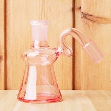 14mm 45° Mini Glass Dry Ash Catcher Premium Quality Tobacco Water Pipe Bong picture