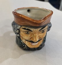 Vintage Bearded Toby Mug Occupied Japan Character Colonial Gentleman 1940s-50s picture