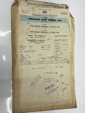 Vintage Invoices Small Group 1946 Total of Eleven picture