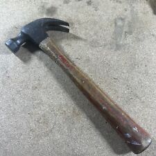 Vintage PLUMB 20 OZ Carpenter Claw Hammer Wood Handle Made In USA picture