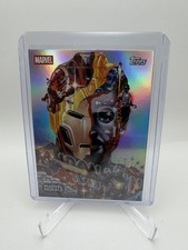 2026 Topps Marvel Neon Iron Man Marvel Murals MU-1 Tristan Eaton Case Hit picture