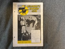 Pillsbury's Cookery Club Bulletin October 1935 Halloween Witch Black Cat 1930's picture