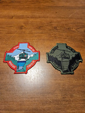 MEDEVAC Santa Fe New Mexico DET 717th MED CO Pair of Patches picture