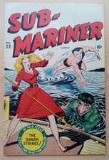SUB-MARINER COMICS #23 Summer 1947 (Timely/Marvel)  2nd Namora - Human Torch picture
