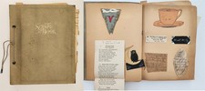 1931 antique SCRAPBOOK bridgewater va OLIVIA COOL Blue Ridge College music picture