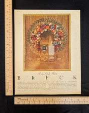 Vintage 1955 Breck Shampoo Color Print Ad Full Page 1950s Original Beauty Retro picture