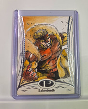 Upper Deck 2014 Marvel Premier Sabretooth Sketch BY Von Randal 1/1 picture