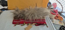 Vintage Alaskan Eskimo Yup'ik Ceremonial  Beaded Dance Headdress picture