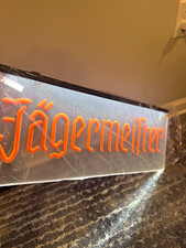 Jagermeister Clear Acrylic LED Light and Bar Man Cave Sign picture