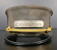 Vintage 1962 Pullman Railroad Trainman Uniform Cap Hat Ruby's Chicago Named picture
