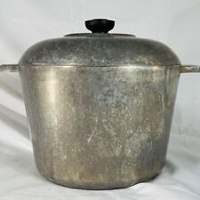 Wagner Ware Sidney -O- Magnalite 4738P Aluminum Stockpot & lid VGC+ FLAT Bottom picture