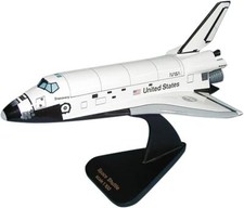 NASA Rockwell US Space Shuttle Discovery Orbiter Black Stand Desk 1/100 SC Model picture