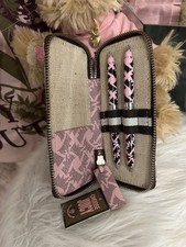 RARE NWT Vintage Juicy Couture Pink Scottie Dogs Monogram Pen Pencil In Case picture