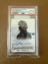 Rittenhouse 2024 Game of Thrones Peter Dinklage PSA 10 Auto LGND/REALM AU-F/B picture