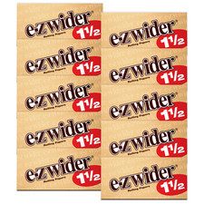 EZ Wider Gold 1 1/2 Light Cigarette Paper Rolling Papers (240 Leaves) 10 Packs picture