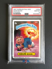 1987 Garbage Pail Kids OS7 #260a ADAM BOOM PSA 10 GEM MINT  (LOW POP) picture