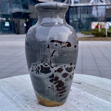 4.51LB Vase Natural Chinese Dendritic Limestone Picture Stone Guohua - Rare picture