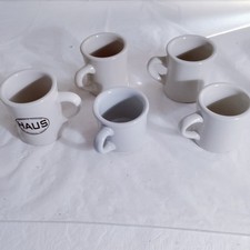 5 Vintage Heavy Coffee Restaurant Mugs 6-8 oz picture