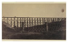 Fredericksburg Virginia Trestle Bridge Standard Postcard picture