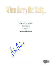 ROB REINER SIGNED AUTOGRAPH WHEN HARRY MET SALLY FULL SCRIPT BECKETT BAS picture
