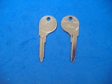TWO CLASSIC VW67S VOLKSWAGEN VW KEY BLANKS LOCKSMITH VINTAGE AUTO V78G picture