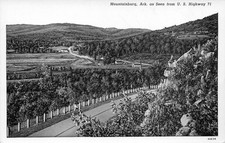 ARKANSAS PHOTO POSTCARD: VIEW FROM HIGHWAY 71, MOUNTAINBURG, AR picture