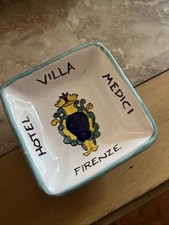 RARE Antique Villa Medici Firenze Hotel Ashtray  Italy picture