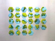 Mighty Empires - Coastal Tiles Complete - Games Workshop 1990 picture