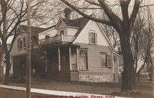 Vintage Postcard Residence of AM Varley Casey Iowa IA House Home RPPC picture