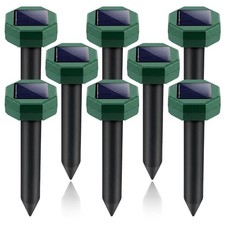 2026 Upgraded Mole Repellent Solar Powered, 8 Pack Ultrasonic Gopher Repellen... picture