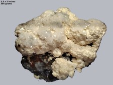 Pyrite, Sphalerite, Dolomite and Calcite from Trepca, Kosovo picture