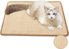 FUKUMARU Cat Scratcher Mat, 23.6 X 15.7 Inch Natural Sisal Cat Scratch Mats, Hor picture