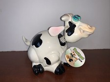 Exhart Phatzos Cow Tim Twinkler Bobblehead Cow With Original Tag picture